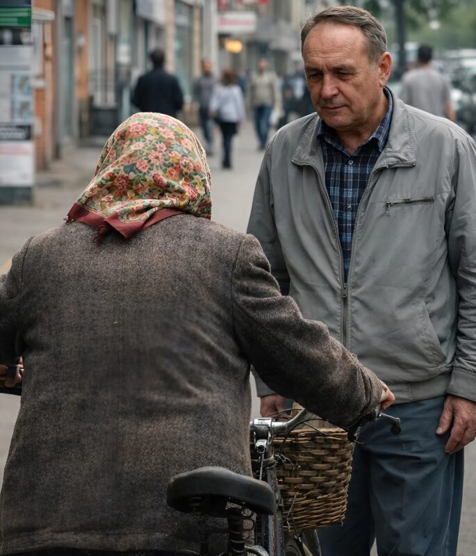 Minden nap megjelent a határon egy idős asszony egy régi kerékpáron, és a kosarában egy zsák homokot szállított — a határőrök sokáig nem értették, miért van szüksége ennyi homokra, mígnem egy nap megtudtak egy váratlan titkot